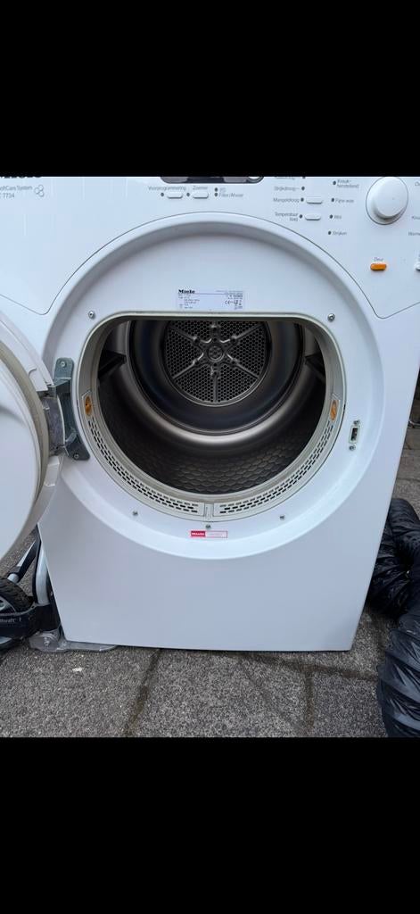 Miele Wasdroger T7734 - Luchtafvoer, Ophalen, 6 tot 8 kg, Gebruikt, Luchtafvoer