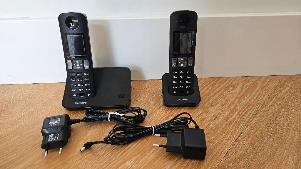 Philips D600 DECT, Ophalen, Gebruikt, 2 handsets