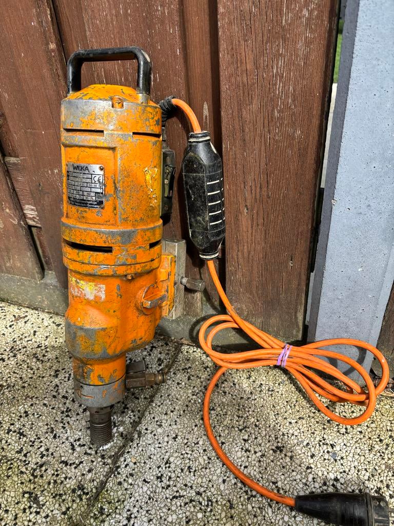 WEKA Diamantboormachine - Krachtige Boorhamer, Boor- en/of Breekhamer, Ophalen of Verzenden, Klopboormechanisme, Gebruikt