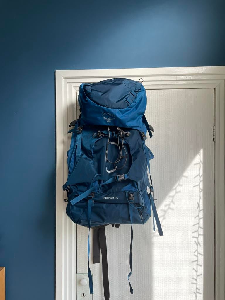 Osprey Aether 65L, maat M-L, Ophalen of Verzenden, Zo goed als nieuw, Rugzak