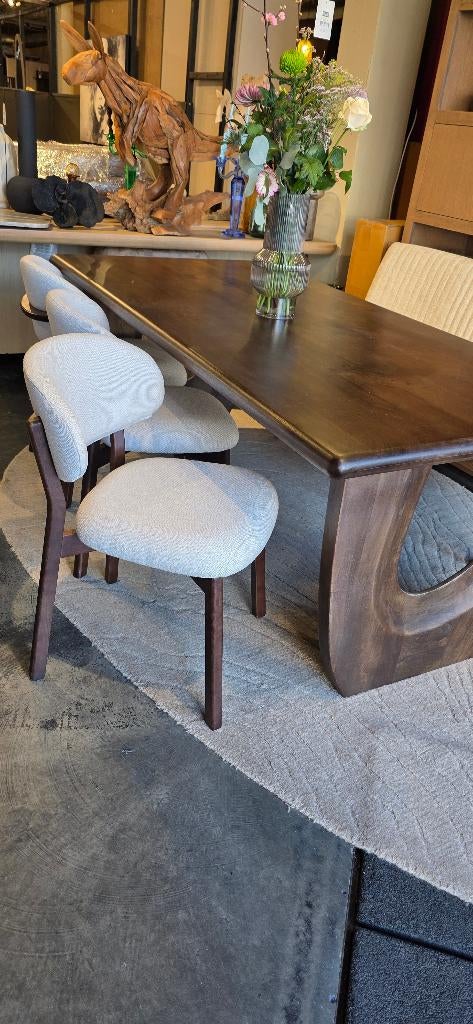 Eettafel Handai | Bruin Mangohout Showmodel 200cm