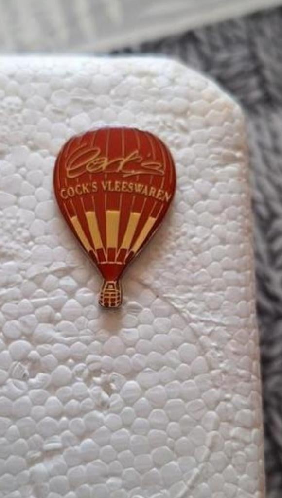 Speldje Heteluchtballon Cocks Vleeswaren, Ophalen of Verzenden, Gebruikt