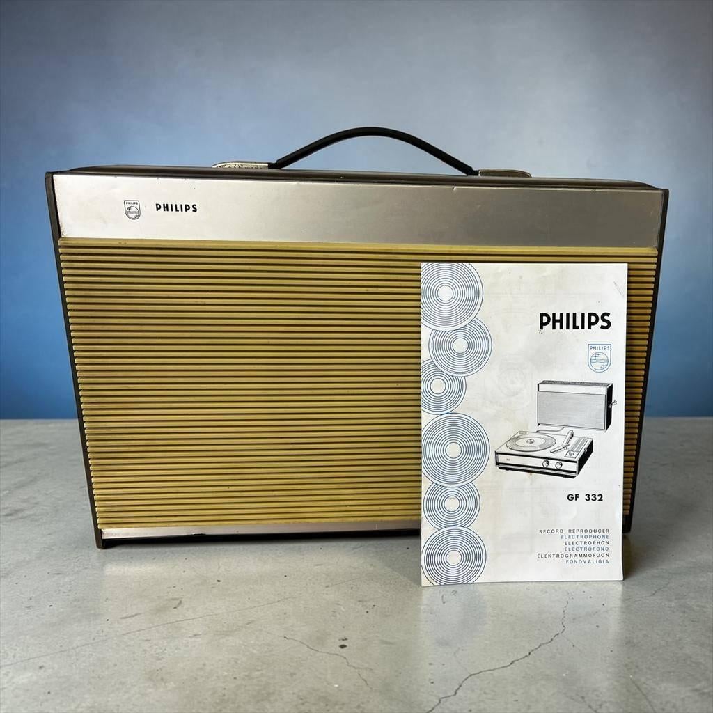 Vintage platenspeler PHILIPS GF332 : niet werkend, Ophalen, Niet werkend