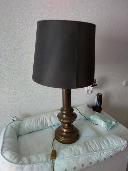Schemerlamp lamp met een zware voet, Huis en Inrichting, Lampen | Tafellampen, Ophalen, Zo goed als nieuw, Minder dan 50 cm
