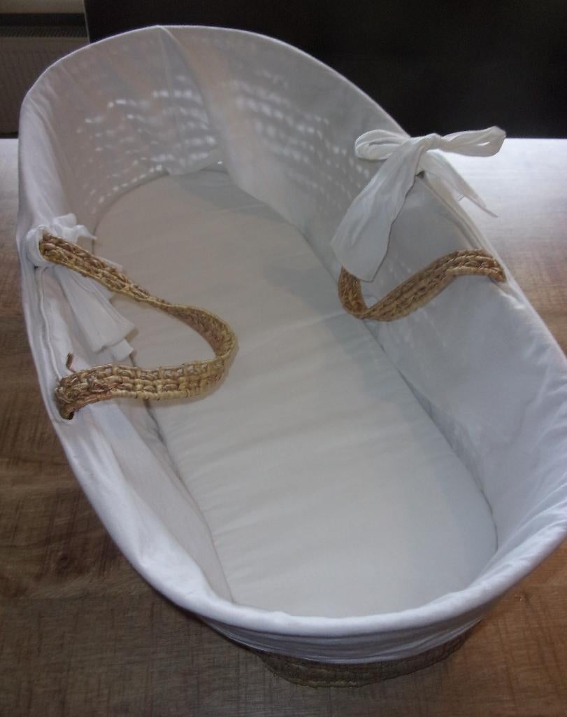 Prenatal mozesmandje mozes mand bekleding matrasje, Ophalen of Verzenden, Gebruikt, Wieg