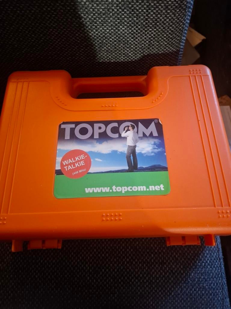 Goed werkende Topcom walkie-talkie set met opladers, Ophalen, Gebruikt, 2 to 5 km, Portofoon of Walkie-talkie