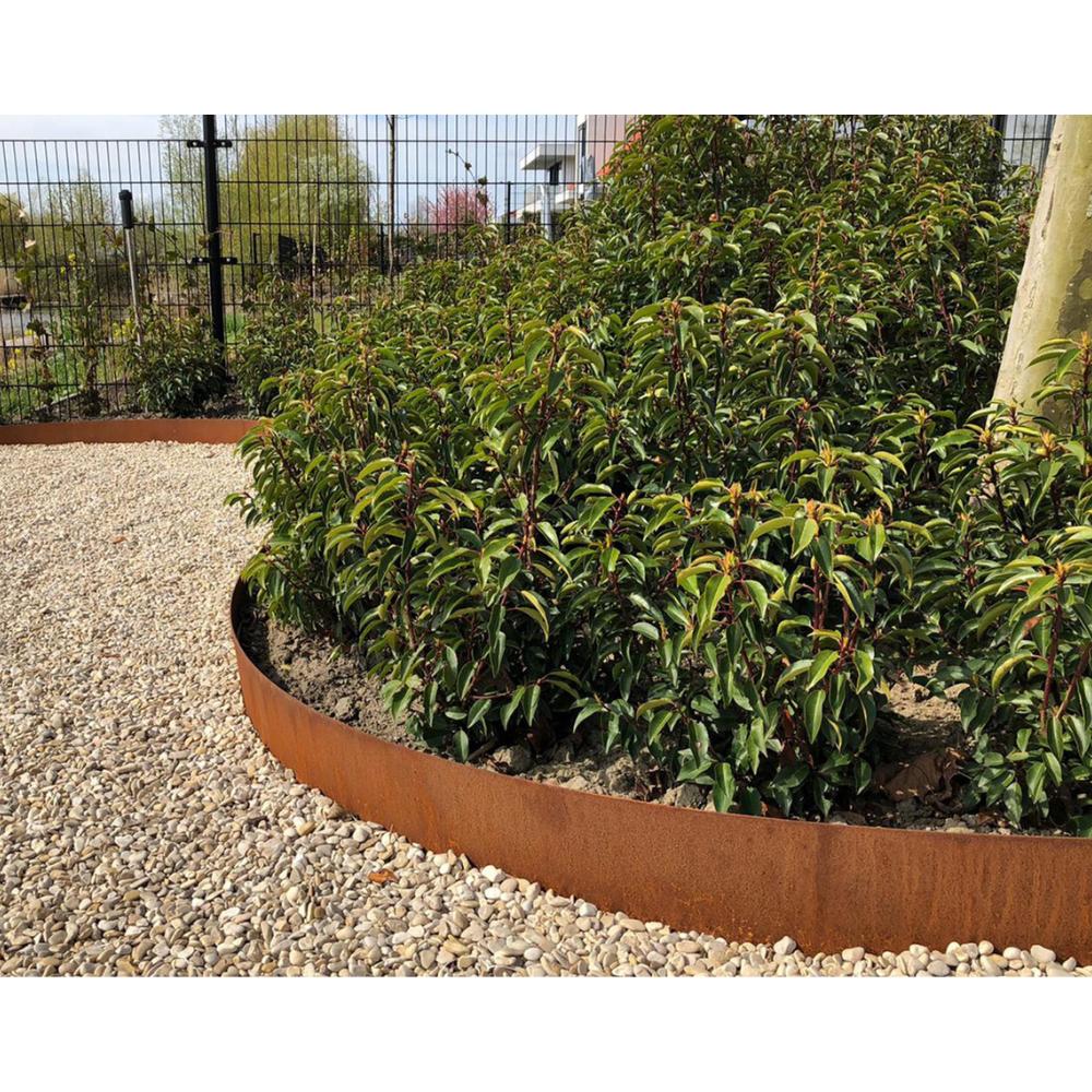 Cortenstaal Borderrand 16x106 cm - scherpste prijs van NL, Tuin en Terras, Bielzen en Borders, Nieuw, Border, Overige materialen