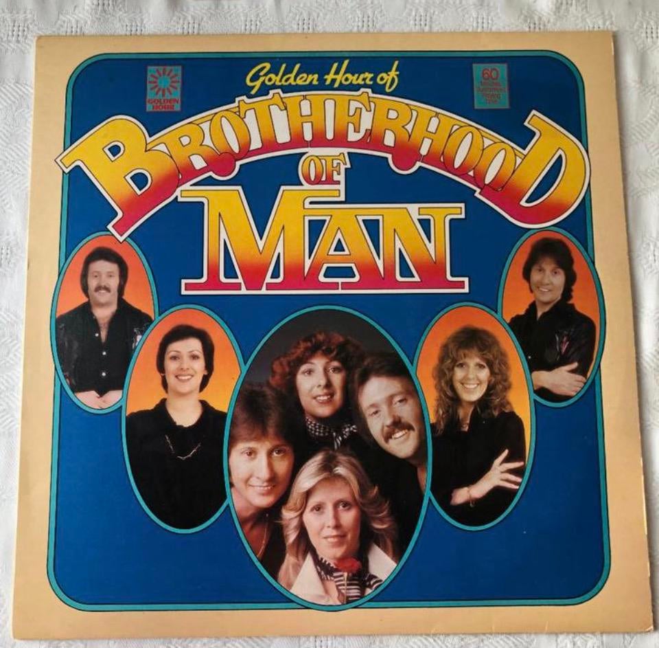 LP Brotherhood of Man Golden Hour of, Ophalen of Verzenden, Zo goed als nieuw, 12 inch