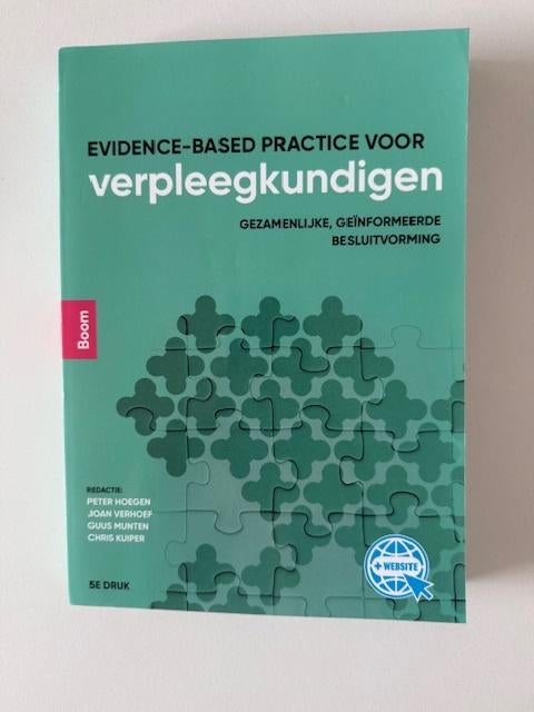 Evidence-based practice voor verpleegkundigen, Boeken, Studieboeken en Cursussen, Nieuw, HBO, Beta, Verzenden
