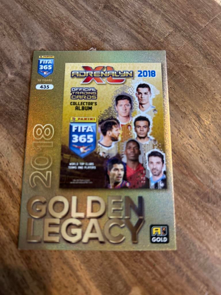 FIFA Panini 365 Golden Legacy Adrenalyn 2018 kaart, Ophalen of Verzenden, Gebruikt, Buitenlandse clubs, Spelerskaart