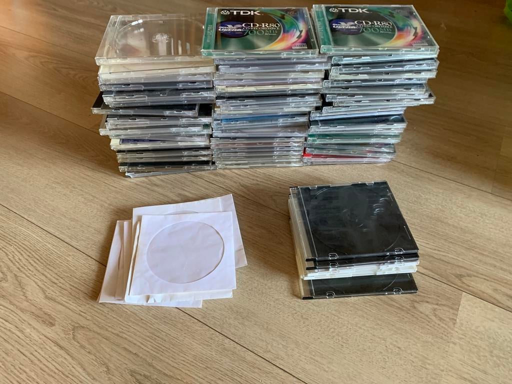 Lege cd hoesjes, Cd's en Dvd's, Cd's | Overige Cd's, Ophalen, Gebruikt