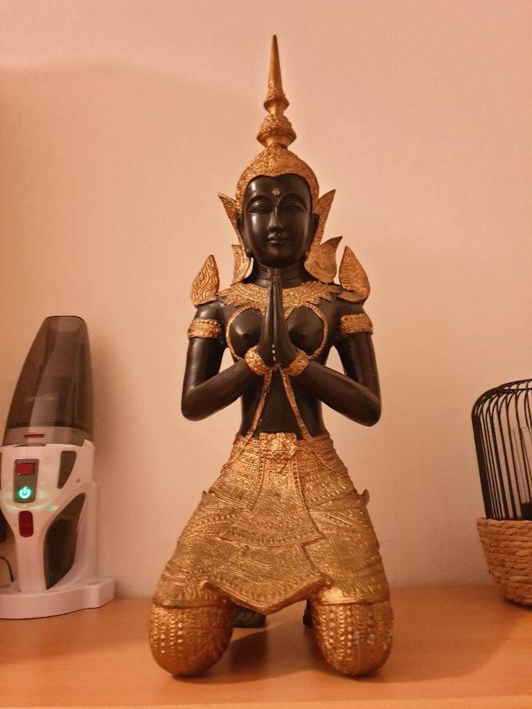 groot bronzen boeddha beeld tempelwachter, Ophalen