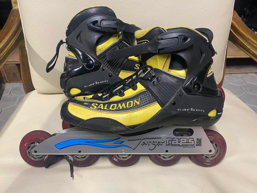 Salomon Raps skeelers maat 44, Gebruikt, Inline skates 5 wielen, Salomon, Ophalen of Verzenden