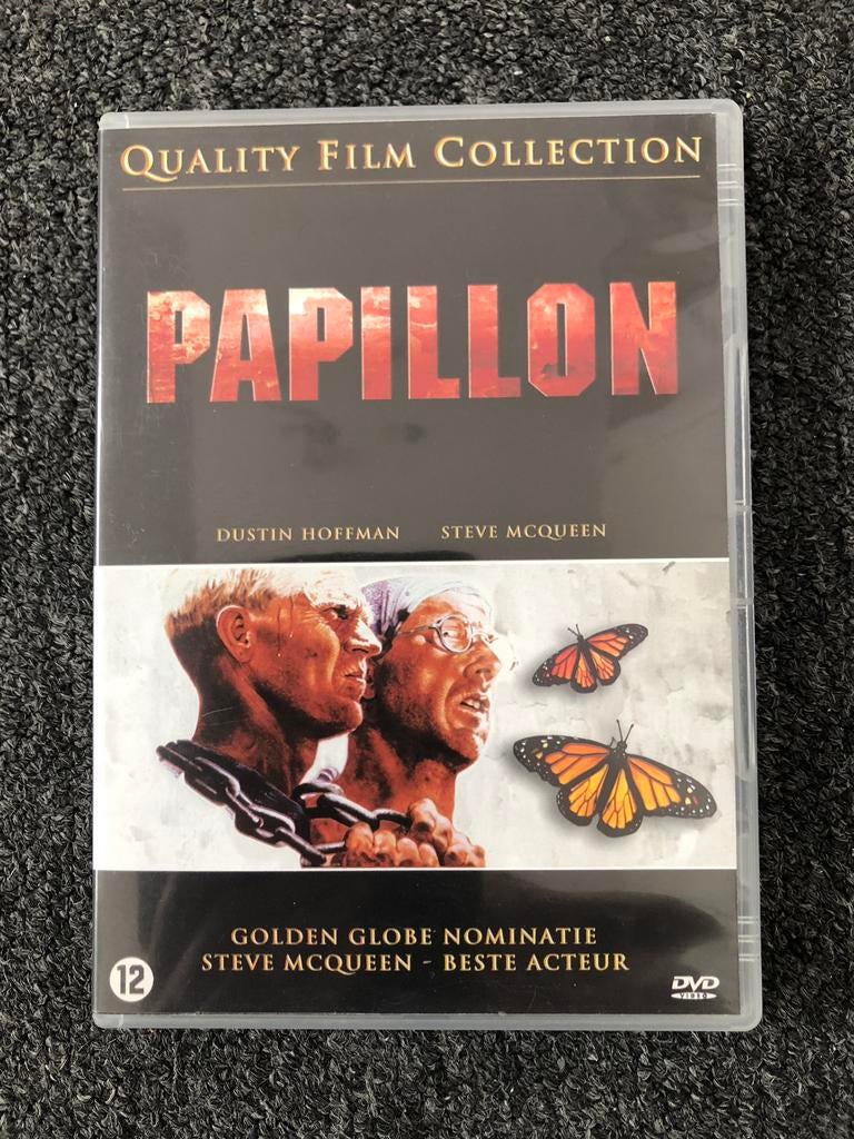 Dvd Papillon, Ophalen of Verzenden, 1980 tot heden, Zo goed als nieuw