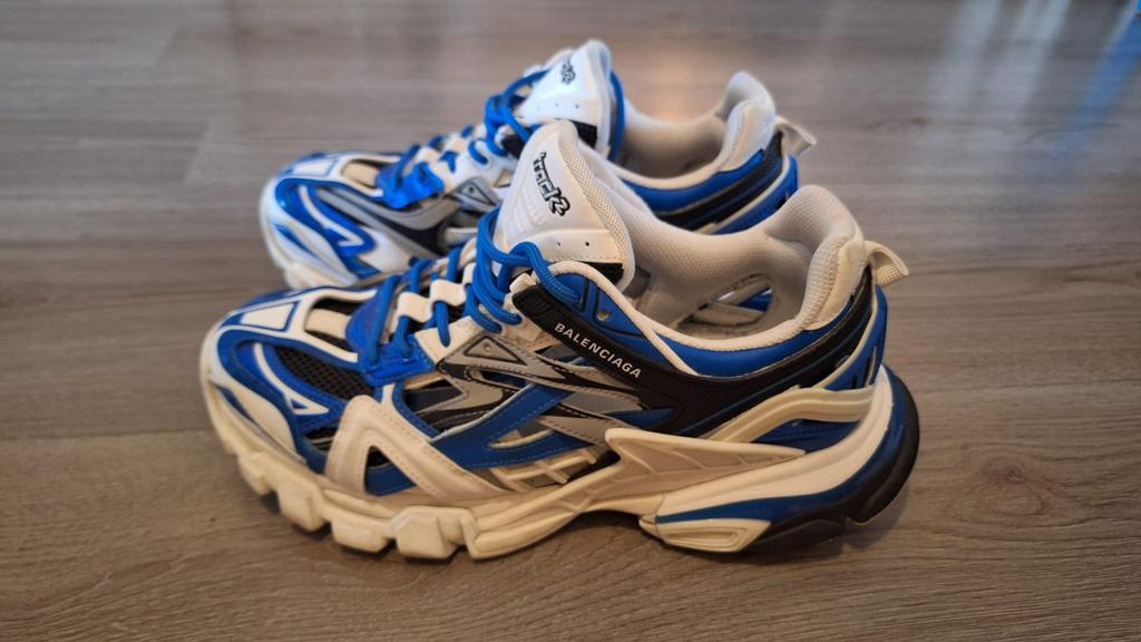 Balenciaga track 2.0 blue white maat 41, Ophalen of Verzenden, Zo goed als nieuw