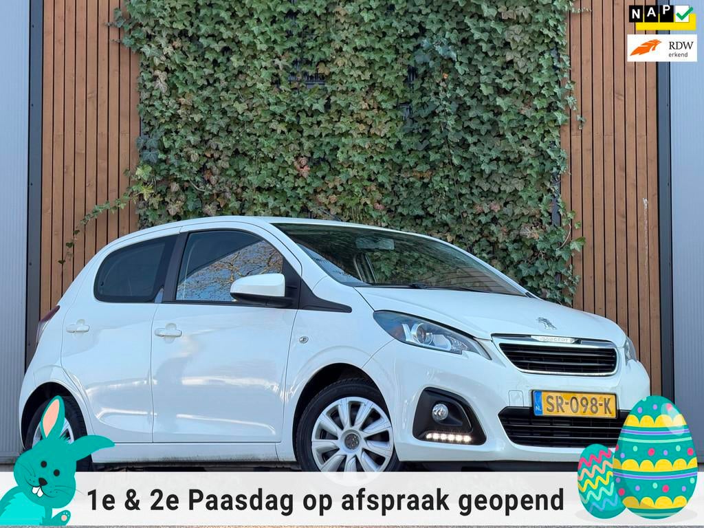 Peugeot 108 1.0 e-VTi Active|5 DRS|AIRCO, Stof, Gebruikt, 4 stoelen, Wit
