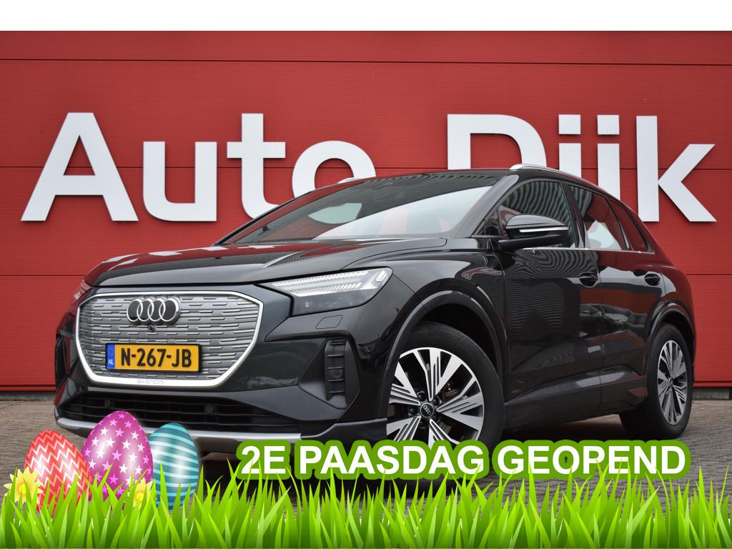 Audi Q4 e-tron 35 Launch edition Advanced 55 kWh Matrix-LED, Gebruikt, 22 min, Zwart, Origineel Nederlands