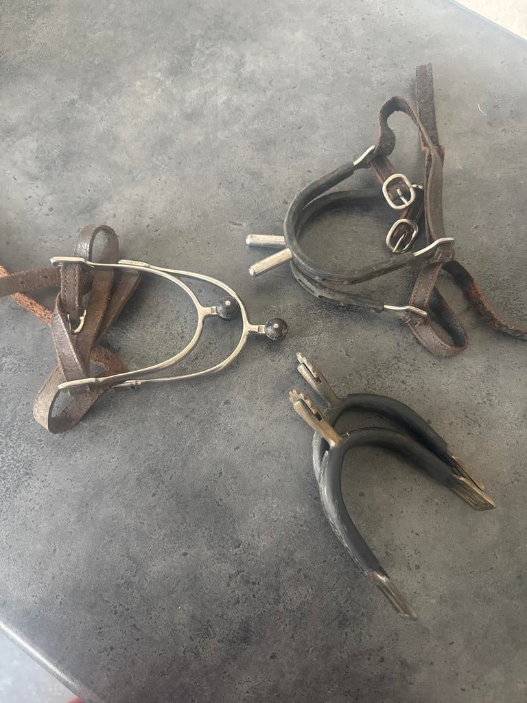 Diverse sporen, wielsporen, knopsporen, Dieren en Toebehoren, Paarden en Pony's | Overige Paardenspullen, Ophalen of Verzenden