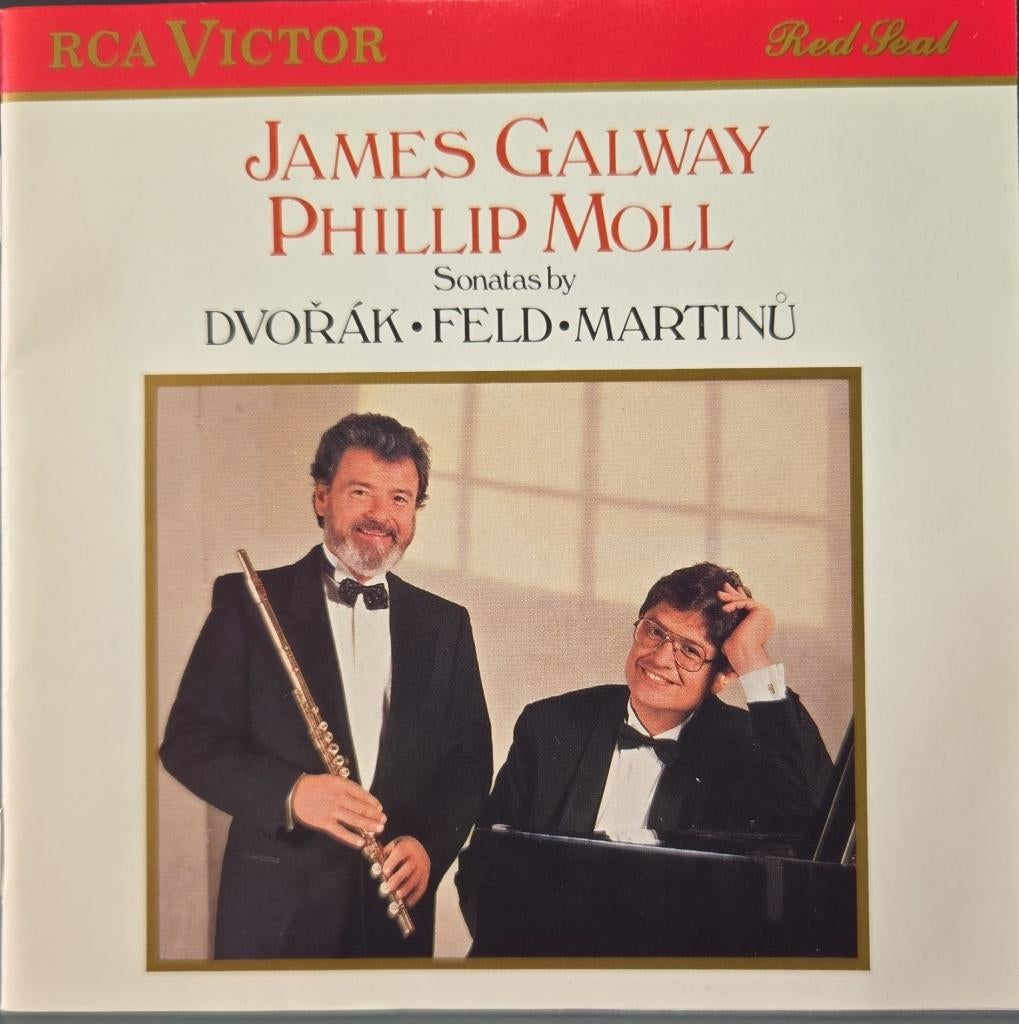 James Galway, Phillip Moll ‎– Sonatas By Dvořák Feld Martinů, Ophalen of Verzenden, Classicisme, Zo goed als nieuw, Kamermuziek