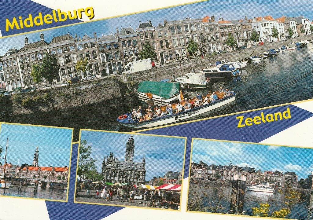 Ansichtkaart - Middelburg -- Zeeland, Ophalen of Verzenden, Gelopen, Zeeland