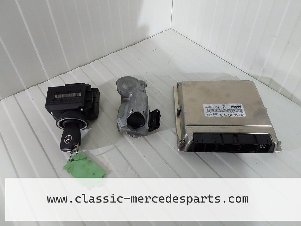 Contactslot set met ECU Mercedes C-klasse W203 C270CDI Combi, Auto-onderdelen, Gebruikt, -, Ophalen of Verzenden, -