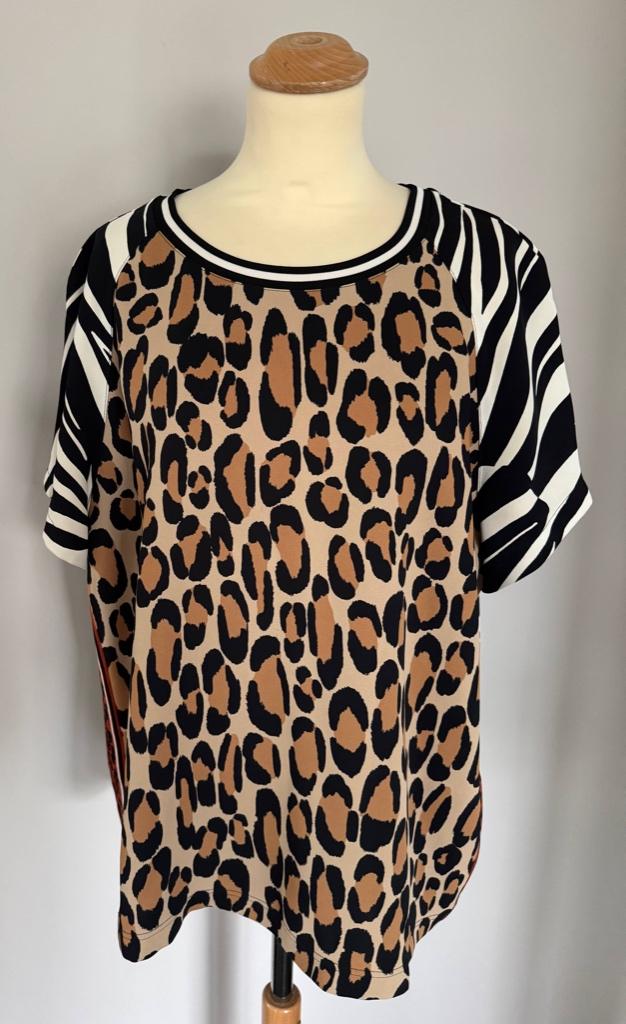 Mooie blouse / shirt van MARCCAIN (6=44), Zwart, Maat 42/44 (L), DC, Zo goed als nieuw