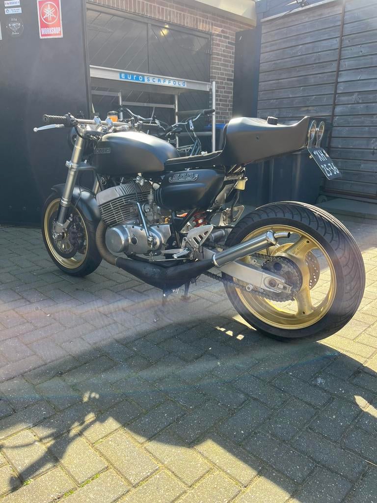 Suzuki t500 streetfighter/caferacer ., Motoren, 2 cilinders, Meer dan 35 kW, Naked bike