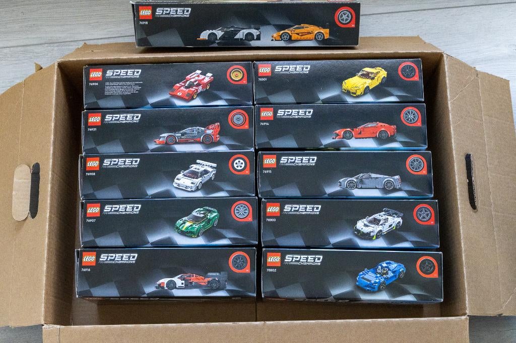 Diverse Lego Speed Champions sets, Ophalen, Zo goed als nieuw, Complete set, Lego