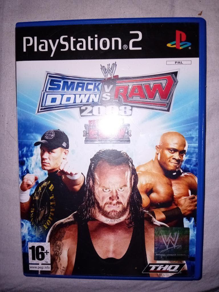 Smack down raw ps2, Vechten, 1 speler, Ophalen of Verzenden, Zo goed als nieuw