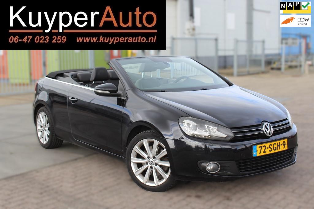 Volkswagen Golf Cabriolet 1.4 TSI goed onderhouden NW KAP, Voorwielaandrijving, Euro 5, 4 cilinders, Cabriolet