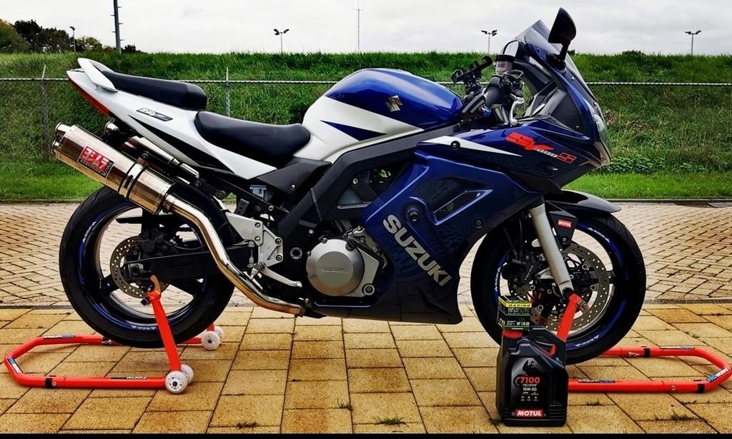 Dubbele paddock stand voor achter univer met accessoires, Motoren, Ophalen of Verzenden