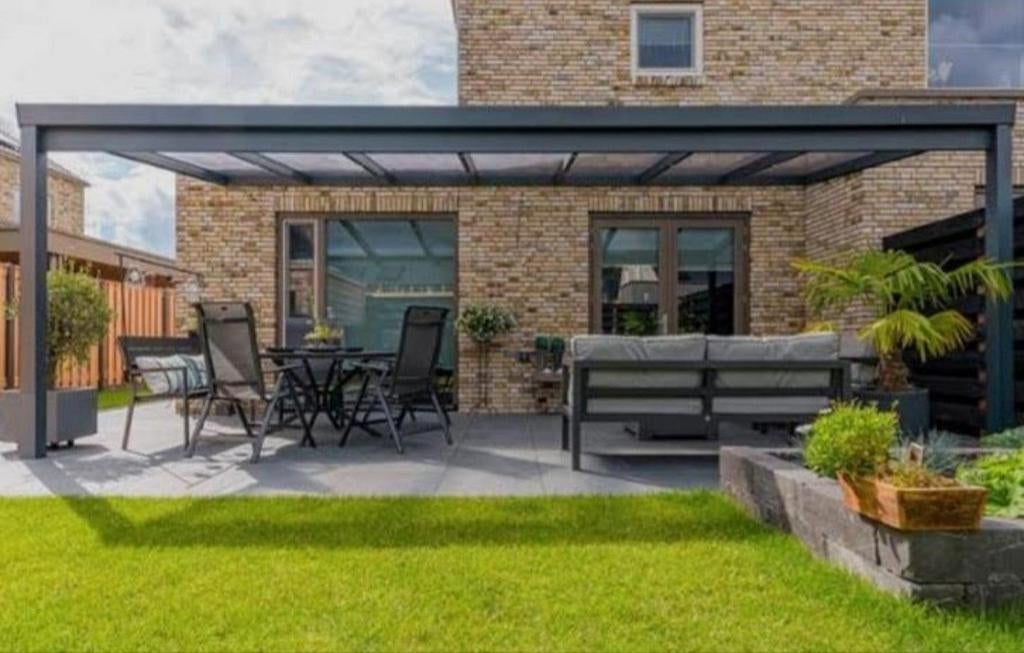 Veranda overkapping met glazen schuifwanden, Tuin en Terras, Ophalen, Nieuw, Veranda