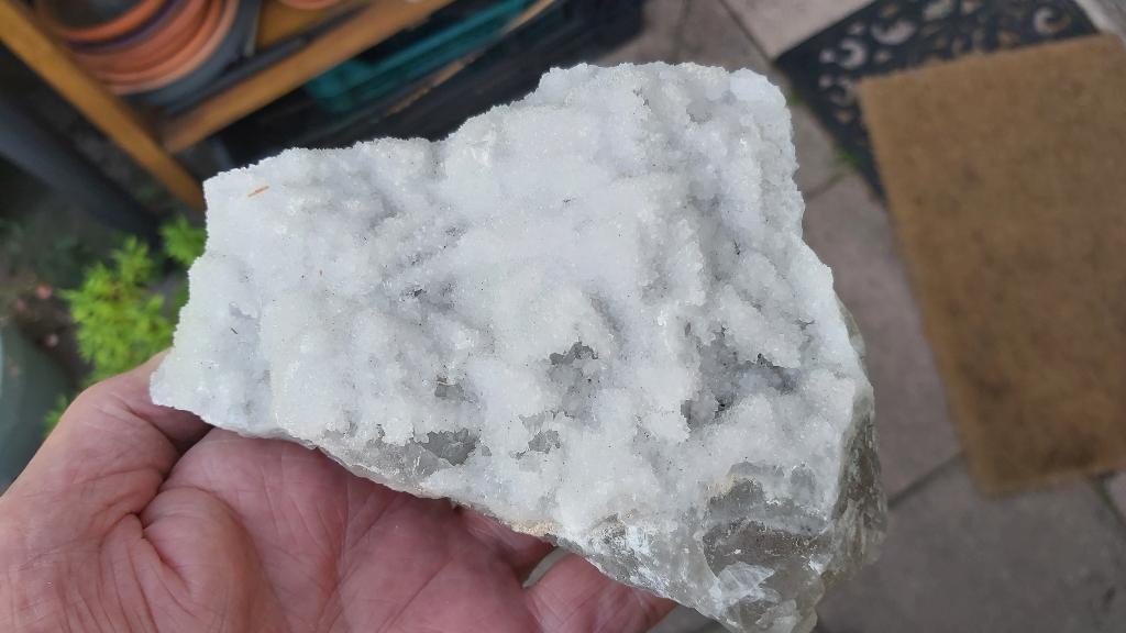 RS03 Kwarts op Fluoriet Mine Fontsante Frankrijk Collectie, Ophalen of Verzenden, Mineraal