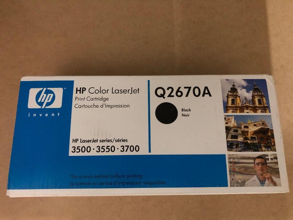 HP Q2670A zwart tonercartridge, Ophalen of Verzenden, Nieuw, Toner, HP