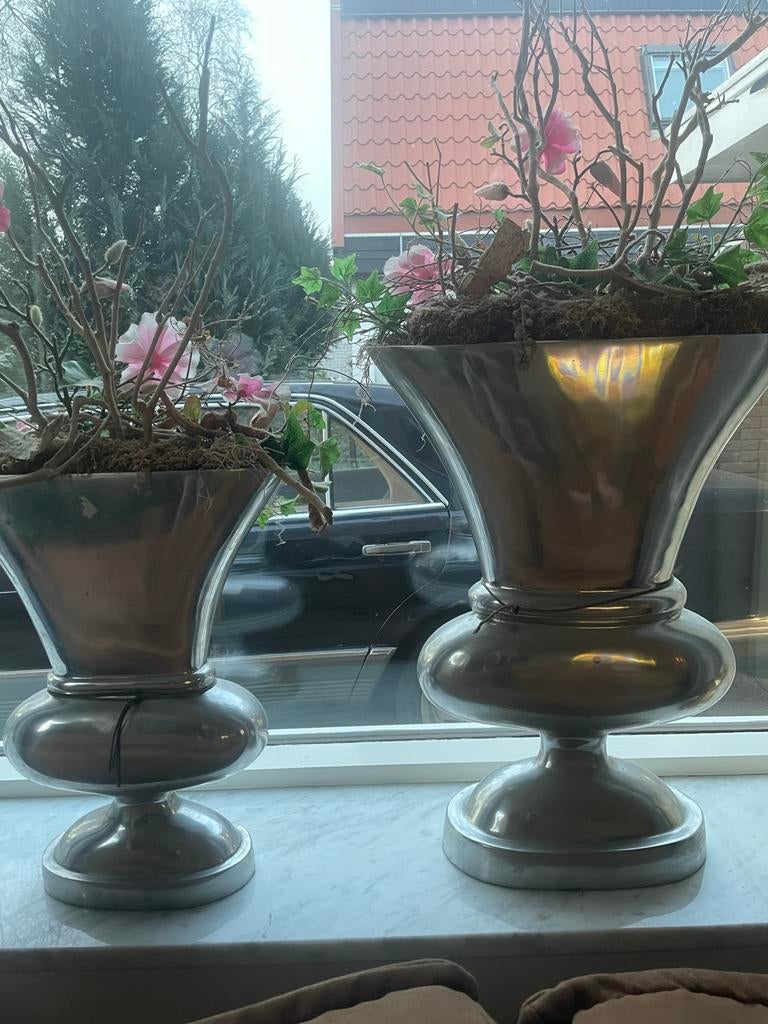 Riverdale vazen 71cm en 60cm, Ophalen, Overige materialen, Gebruikt, Overige kleuren