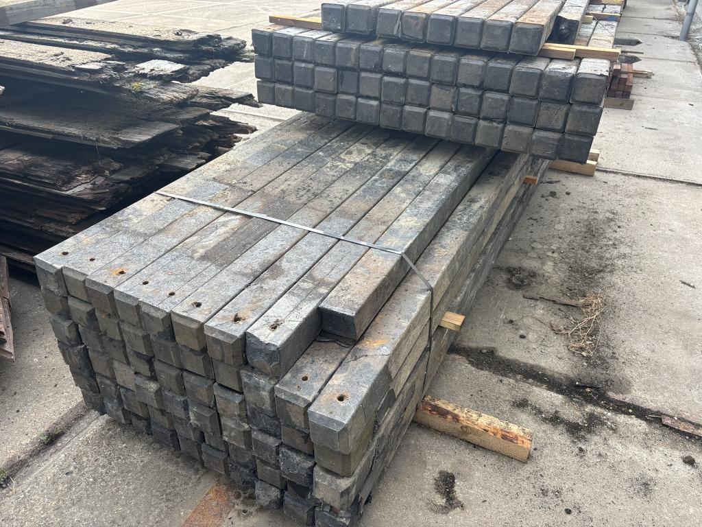 Sterke Kunststof Palen 8x8 diverse lengtes gebruikt, Ophalen of Verzenden, Gebruikt, Palen