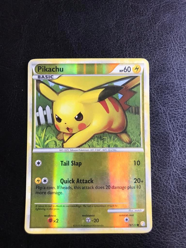 Pikachu (reverse) - Heart Gold / Soul Silver, Ophalen of Verzenden, Zo goed als nieuw