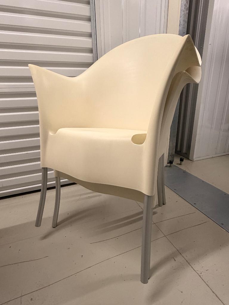 Driade Lord Yo Stoelen, Huis en Inrichting, Ophalen, Gebruikt, Wit, Vier