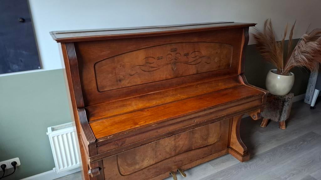Antieke Krause & Dress piano, Muziek en Instrumenten, Ophalen