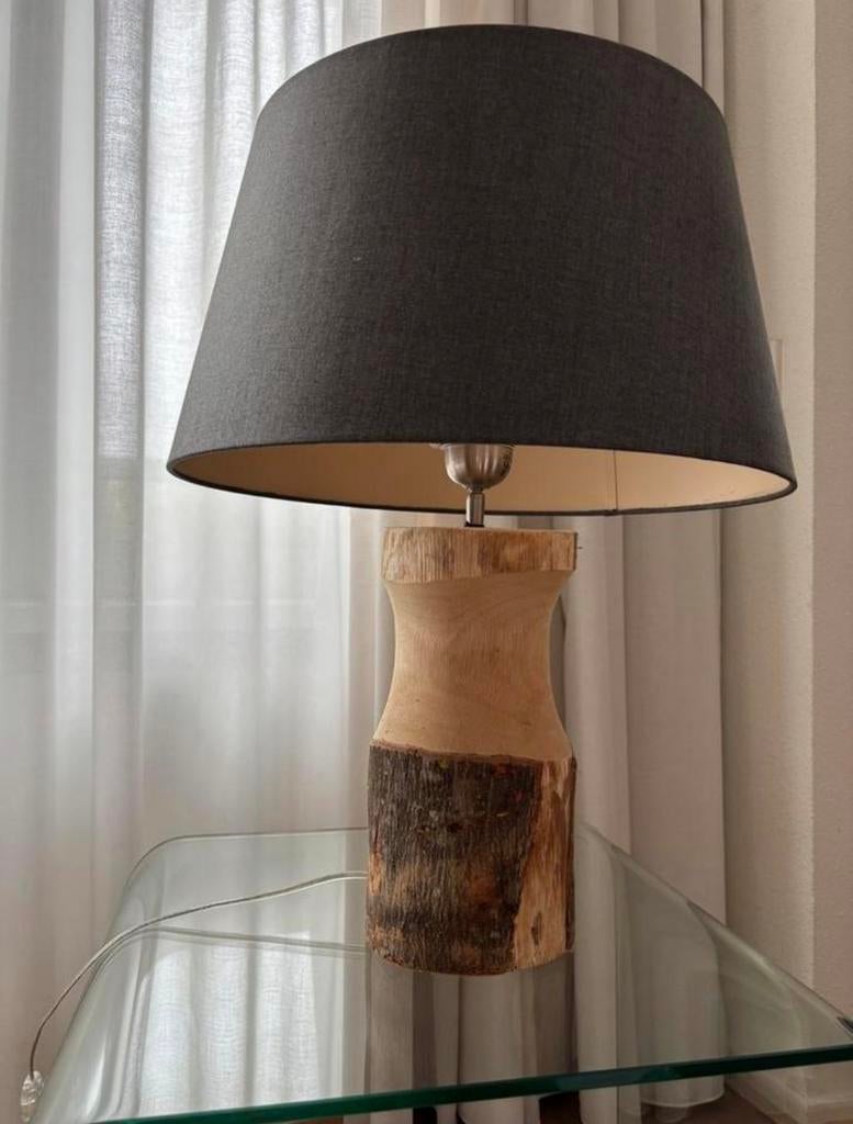 robuuste tafellamp boomstam, Ophalen, ., 25 tot 50 cm, .