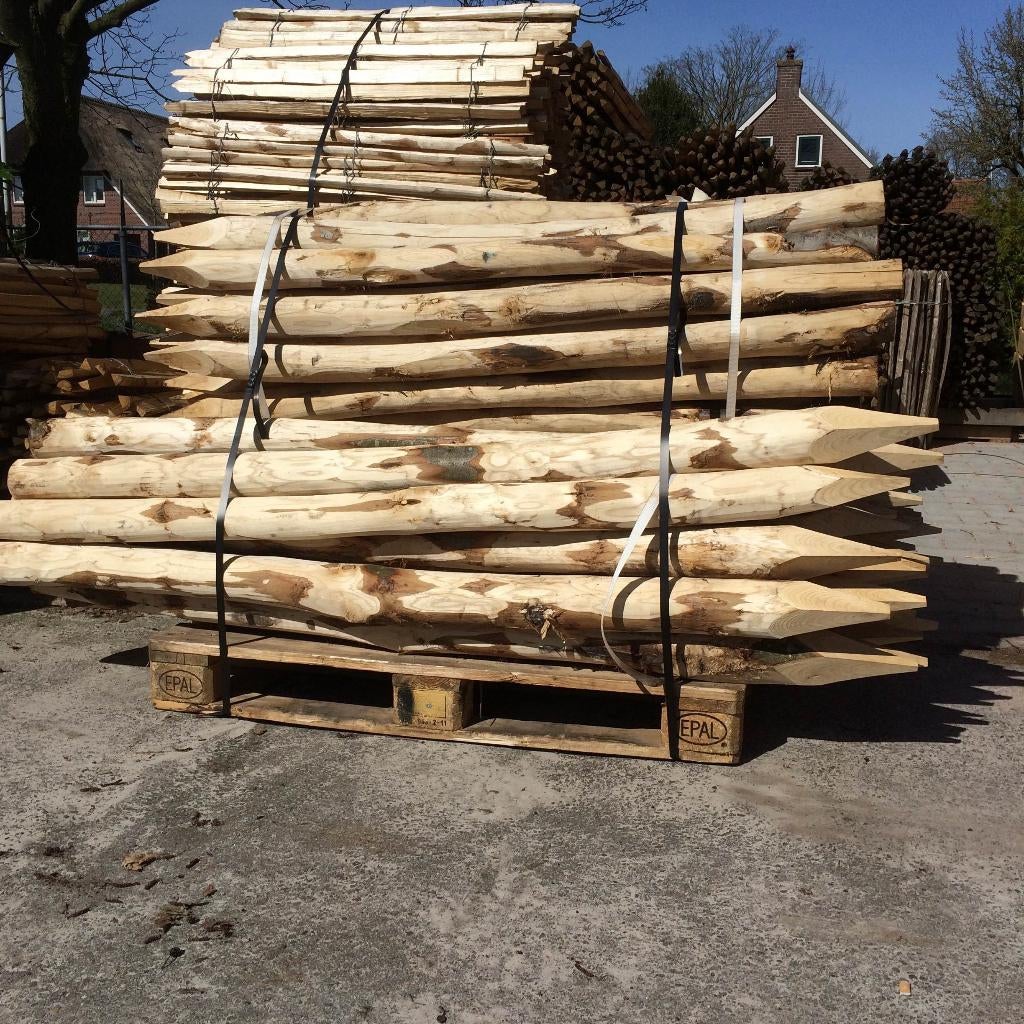 Kastanje hout hekwerk / schapenhek / frans hekwerk/palen, Tuin en Terras, Tuinhekken en Hekwerk, Ophalen, Nieuw, Hout, Tuinhek