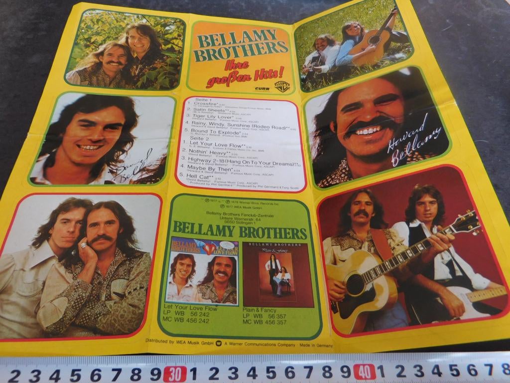 sticker set  BELLAMY BROTHERS, Ophalen, Zo goed als nieuw