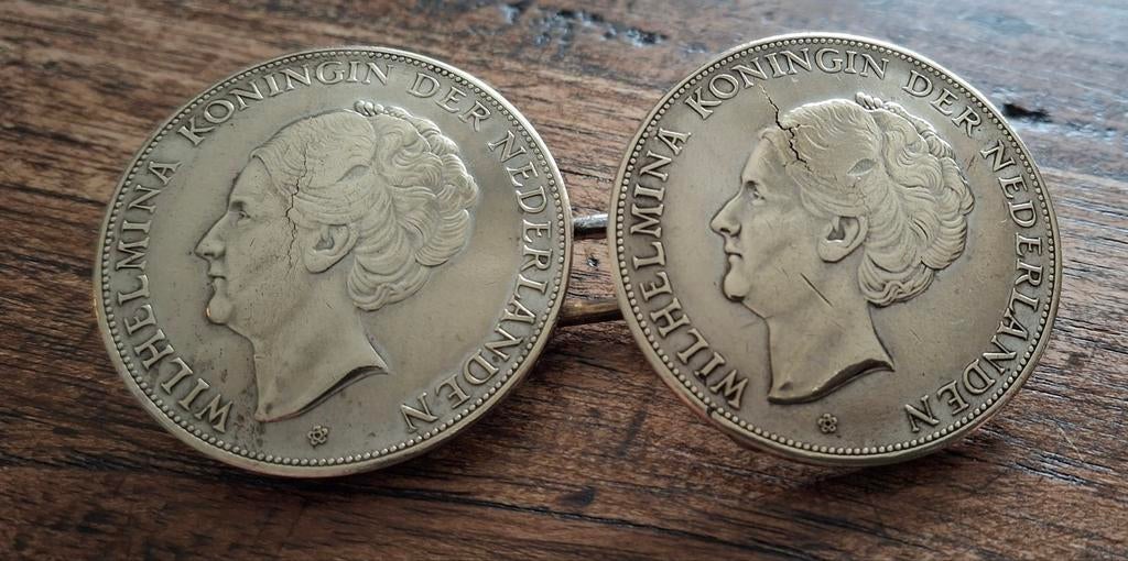 Oude Wilhelmina broekstukken rijksdaalder, Antiek en Kunst, Ophalen of Verzenden