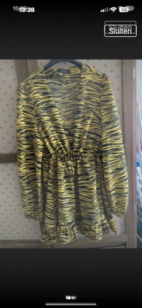 Danes jurken, Zwart, Ophalen of Verzenden, Zo goed als nieuw, Maat 36 (S)