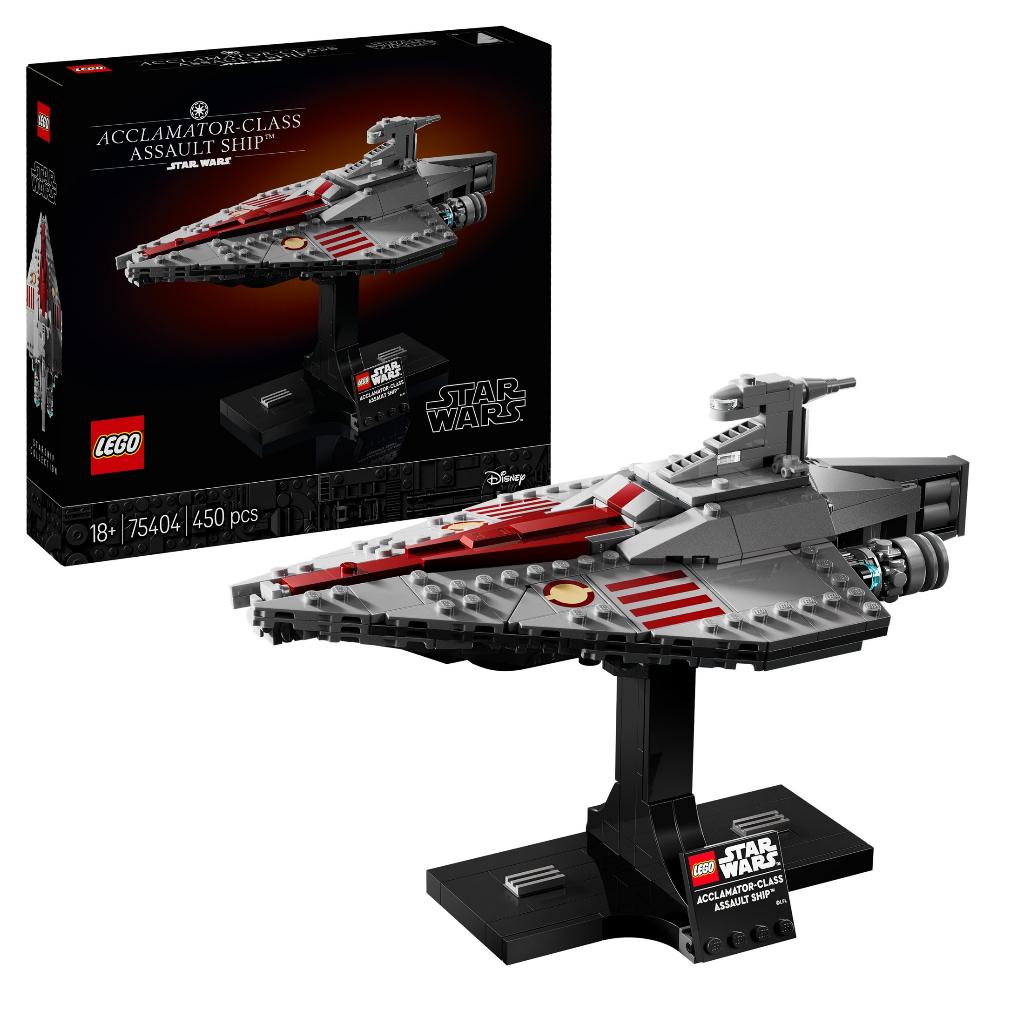 LEGO Star Wars 75404 Acclamator-Class Assault Ship 450delig, Ophalen of Verzenden, Nieuw, Complete set, Lego