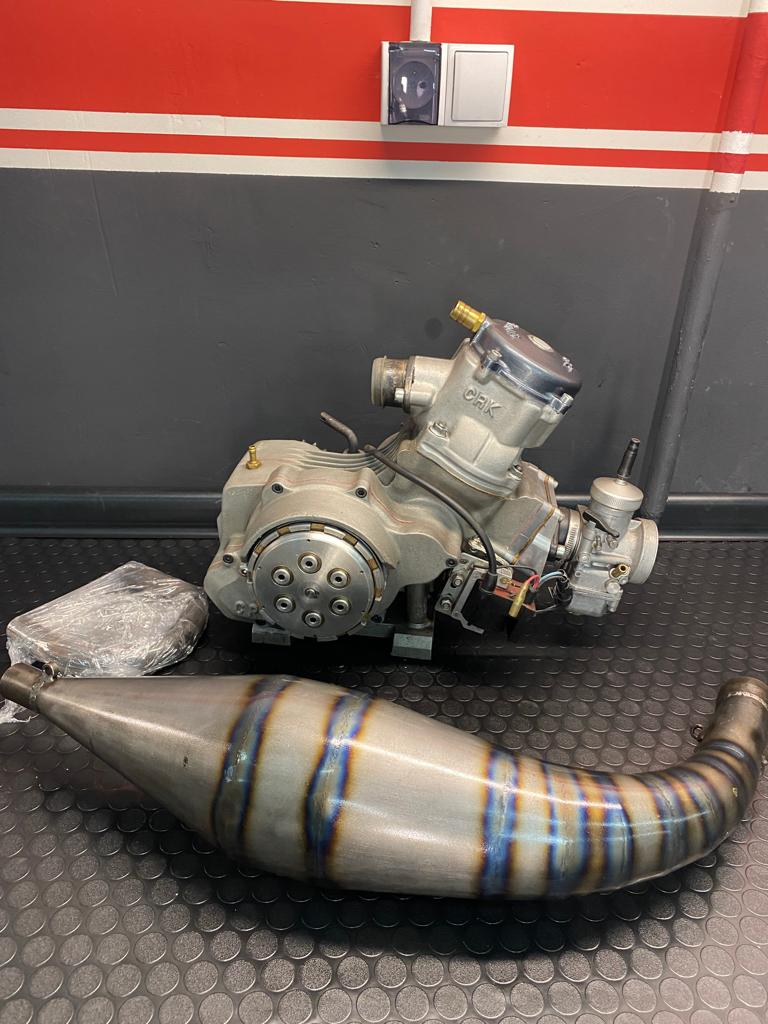 Racing kart schakelkart motor SGM F196 125cc roterende klep, Ophalen of Verzenden, Zo goed als nieuw, Kart