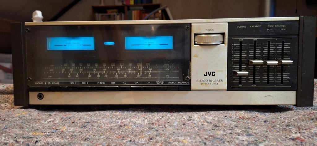 JVC JR-S100L MARK II Stereo Receiver - Vintage Topstuk, Audio, Tv en Foto, Versterkers en Receivers, Gebruikt, Stereo, JVC, Ophalen