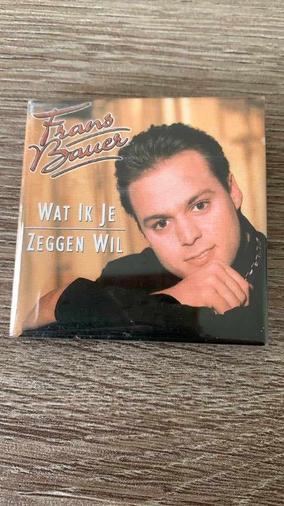 Vintage button speldje Frans Bauer 1996, Verzamelen, Ophalen of Verzenden, Zo goed als nieuw, Overige onderwerpen