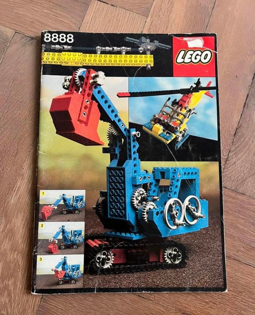 Lego technic 8888 boek ideeen idea book vintage, Ophalen of Verzenden, Gebruikt, Complete set, Lego