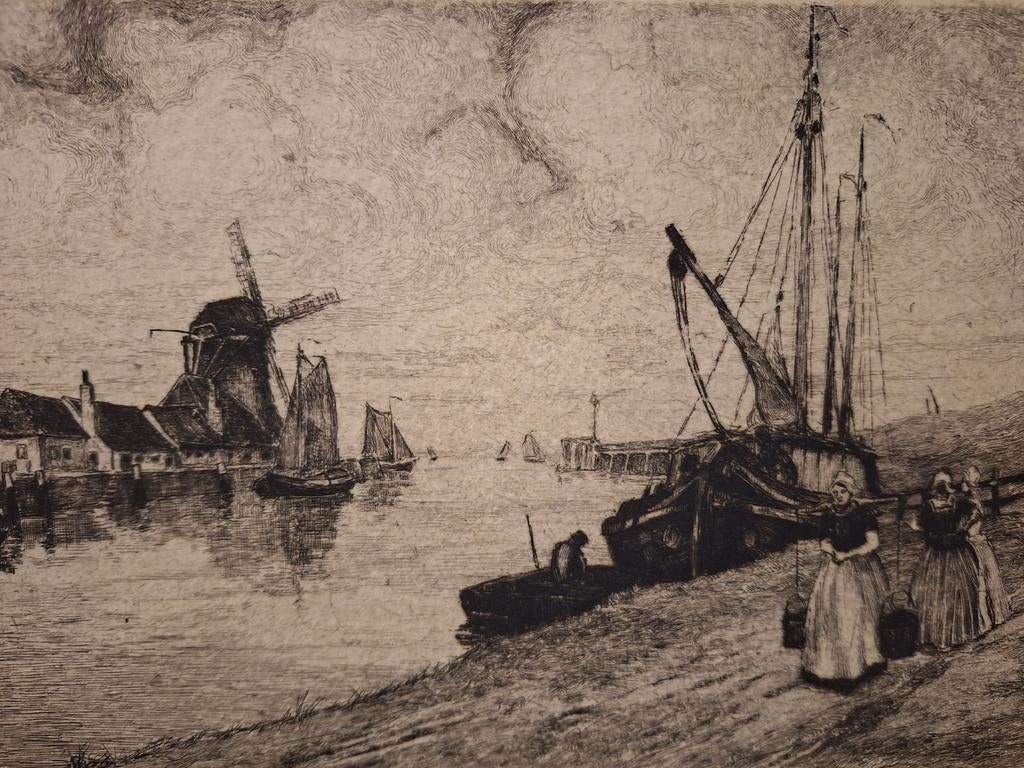 Etsje Volendam Cassiers, Antiek en Kunst, Ophalen of Verzenden